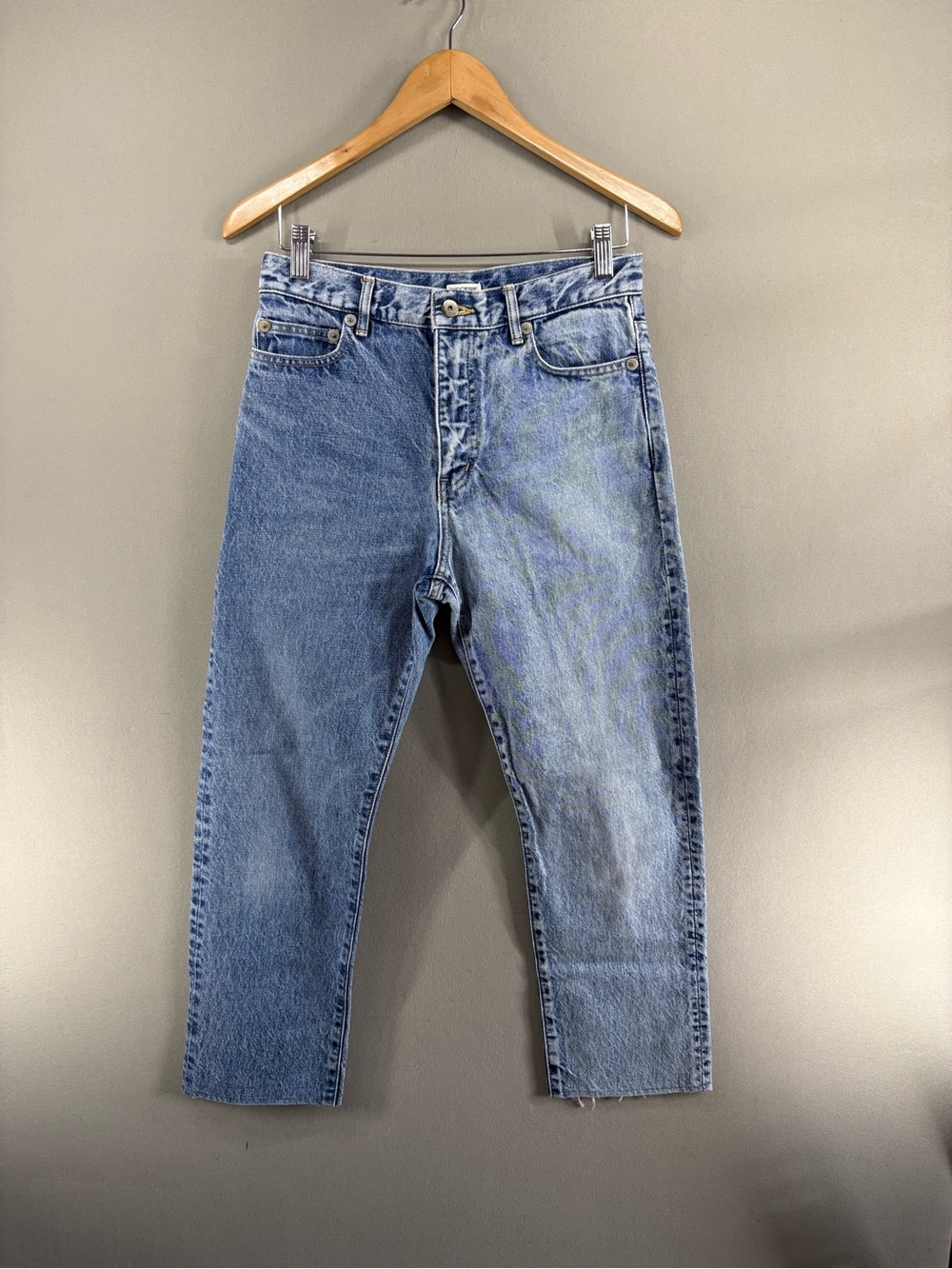 Inscrire Denim Jeans Women Japan Bi Color Size 28x25 Blue Streetwear